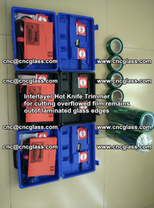 Interlayer Hot Knife Trimmer for cutting overflowed film remains of SentryGlas® safety glass interlayer (20)