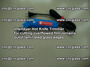 Interlayer Hot Knife Trimmer for cutting overflowed film remains of SentryGlas® safety glass interlayer (3)